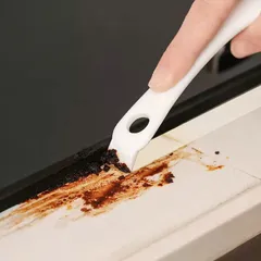 Bàn chải rãnh cong làm sạch vỉ nướng, làm sạch những nơi khó cọ nhất cuốn cong dễ dàng sử dụng,Uốn Cong Được 875977