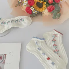 Set 10 đôi tất vớ thuyền phối ren thời trang nữ 875975
