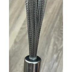 Chổi cọ, Bàn Chải Rửa Nồi Inox 304 cọ xoong nồi , chà rửa Cán Dài 21cm có móc treo - Làm Sạch Hiệu Quả, Không Để Lại Cặn 875986
