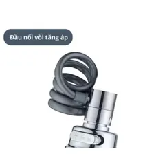 Đầu vòi nối dài, đầu vòi tăng áp 3 chế độ mạ Crom có dây lò xo kéo dài 40cm tiện lợi cho bồn rửa bát và vòi labavo 875993