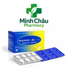 Viên uống bổ sung Magnesi và vitamin B6 giảm chuột rút,căng thẳng-Hộp 100 viên- Tana