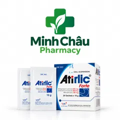 Gói Uống Atirlic Forte Hỗ Trợ Dịu Êm Bụng & Bảo Vệ Niêm Mạc Tiêu Hóa Hộp 20 Gói x 10g