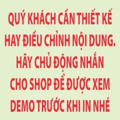 Biển hiệu chọn món và thanh toán tại quầy trang trí quầy phục vụ, biển chỉ dẫn, biển cảnh báo nền alu nhôm bạc