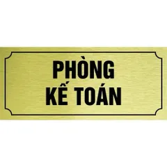 Bảng tên phòng chức danh dán cửa chất liệu nhôm alu vàng cao cấp, tặng kèm keo dán, có hỗ trợ thiết kế theo yêu cầu