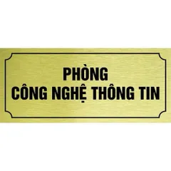 Bảng tên phòng chức danh dán cửa chất liệu nhôm alu vàng cao cấp, tặng kèm keo dán, có hỗ trợ thiết kế theo yêu cầu