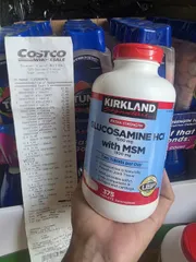 VIÊN BỔ KHỚP KIRKLAND GLUCOSAMINE 1500MG HỘP 280 VIÊN VÀ 375 VIÊN CHUẨN NỘI ĐỊA MỸ