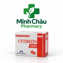 Viên uống hỗ trợ Dị Ứng, Giảm Viêm Mũi, Mề Đay Mạn Tính Cetirizin DNA 10mg DNA Pharma (Hộp 10 Vỉ x 10 Viên)