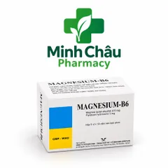 Magnesium B6 bổ sung Magie và vitamin b6 ( 470/5mg) ổn định thần kinh, giảm căng thẳng,đau cơ, chuột rút- hộp 50 viên