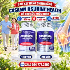 VIÊN BỔ KHỚP CAO CẤP COSAMINE DS JOINT HEALTH HỘP 180 VIÊN VÀ 210 VIÊN – CHUẨN NỘI ĐỊA MỸ