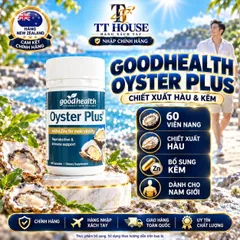VIÊN UỐNG TINH CHẤT HÀU TỰ NHIÊN GOODHEALTH OYSTER PLUS HỘP 60 VIÊN CHUẨN CHÍNH HÃNG