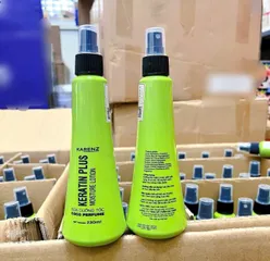 Sữa Xịt dưỡng tóc KERATIN MOISTURE LOTION KARANZ collagen giữ ẩm phục hồi khô xơ rối hư tổn 230ml