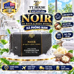 [HÀNG MỸ] Xà Bông Cục Nam Bath & Body Works Noir Shea Butter Cleansing Bar (Cục 141.75g)