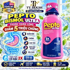 SIRO DẠ DÀY TIÊU HÓA PEPTO BISMOL ULTRA CHAI 354ML CHUẨN NỘI ĐỊA MỸ