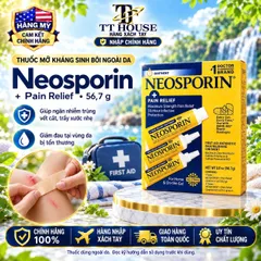  KEM MỠ SƠ CỨU DA NEOSPORIN PAIN RELIEF MỸ SET 3 TUÝP (56.7G)