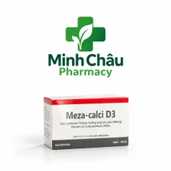 Viên Uống Meza-calci D3 bổ sung canxi, vitamin D3  Hộp 60 viên