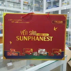 [1 HỘP 6 LỌ] YẾN SÀO KHÁNH HÒA SUNPHANEST – ĐÔNG TRÙNG HẠ THẢO