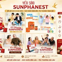 [1 HỘP 6 LỌ] YẾN SÀO KHÁNH HÒA SUNPHANEST – ĐÔNG TRÙNG HẠ THẢO