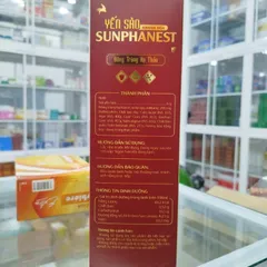 [1 HỘP 6 LỌ] YẾN SÀO KHÁNH HÒA SUNPHANEST – ĐÔNG TRÙNG HẠ THẢO