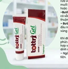 [CHE TÊN] TOTTRI Gel bôi 30g Hỗ Trợ Giảm Sưng Đau Búi Trĩ,Rát Hậu Môn,Táo Bón,Giảm Trĩ Nội,Trĩ Ngoại