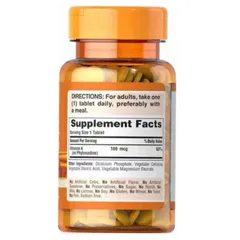 Viên uống Puritan's Pride Vitamin K 100 mcg |100 viên| Kích hoạt quá trình đông máu/Ngăn ngừa vôi hóa mạch máu & Bảo vệ sức khỏe của xương [S/P Chuẩn Mỹ]
