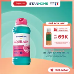 Nước giặt đậm đặc cho đồ len, lụa trắng và sáng màu Stanhome aquilaun super concentre 750ml