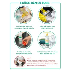 Gel rửa bát đậm đặc chuyên dụng cho máy rửa bát All in One Stanhome DISH GEL 500ml - nhập khẩu Pháp