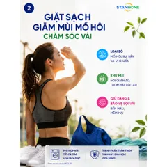 Nước giặt đậm đặc khử mùi chuyên dụng cho đồ thể thao  Stanhome Modern Wash 750ml