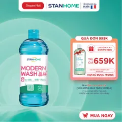 Nước giặt đậm đặc khử mùi chuyên dụng cho đồ thể thao  Stanhome Modern Wash 750ml