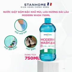 Nước giặt đậm đặc khử mùi chuyên dụng cho đồ thể thao  Stanhome Modern Wash 750ml