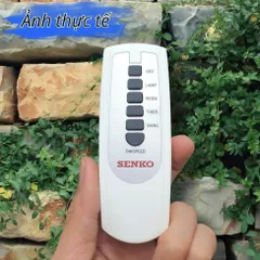 Remote Quạt Senko Chính Hãng Tương Thích TR1683 DR1608 TR1628 DH1600 Có Pin