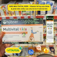 Multivital Kids Hubner của Đức-- 15 gõi15ml