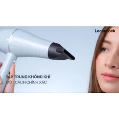 Máy sấy tóc nhãn hiệu LocknLock ENA144BLU  Hair dryer 220-240V, 50Hz,1600-1900W _ Màu băng xanh