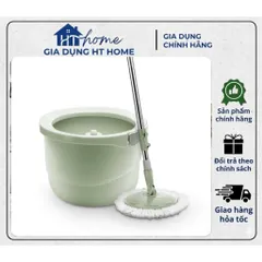 Bộ cây lau nhà xoay tay LocknLock  ETM498MIT  Corner 2 bông lau