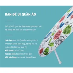 [LOCK&LOCK] CẦU LÀ ỦI QUẦN ÁO MINI - ETM524FLW