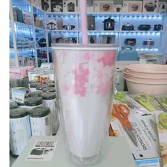 Ly Nhựa 2 lớp LocknLock HAP509 750ml kèm ống hút