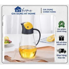 Bình Thủy Tinh Rót Dầu LocknLock CKO201 550ml nắp vàng 878390