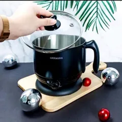 NỒI LẨU ĐIỆN ĐA NĂNG, CA NẤU MÌ MINI LOCK&LOCK Multi Pot 1.2L EJP316BLK