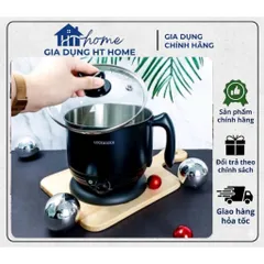 NỒI LẨU ĐIỆN ĐA NĂNG, CA NẤU MÌ MINI LOCK&LOCK Multi Pot 1.2L EJP316BLK