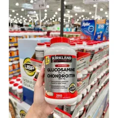 Viên uống Glucosamine Chondroitin  Kirkland 280 viên - Hàng Mỹ