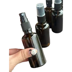 Lọ thủy tinh 100ml nâu, nắp xịt
