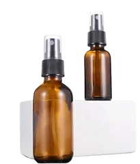 Lọ thủy tinh 100ml nâu, nắp xịt
