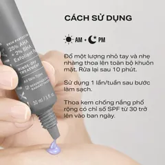 Tinh chất thay da sinh học giúp da sáng mịn Paula's choice Skin Perfecting 25% AHA + 2% BHA Exfoliant Peel 30ml