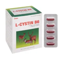 L Cystin B6 MDP Viên uống giúp đẹp da, giảm lão hoá da, khô da, sạm da, tóc, móng chắc khoẻ VIÊN 