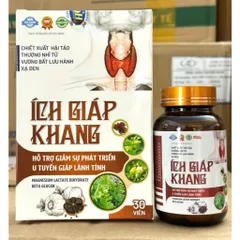 Ích giáp khang tỏi đen hỗ trợ giảm u tuyến giáp lành tính viên 