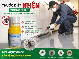 FENDONA 10SC - 50ml - Thuốc diệt Nhện trong nhà, văn phòng, không mùi, an toàn