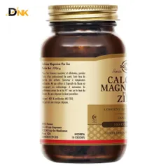 Viên uống Canxi Magie Kẽm Solgar Calcium Magnesium Plus Zinc 100 viên
