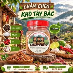 [Mua 3 Tặng 1] 3 Lọ Gia Vị Chẩm Chéo, Tặng 1 Lọ Chẩm Chéo Tây Bắc 150G