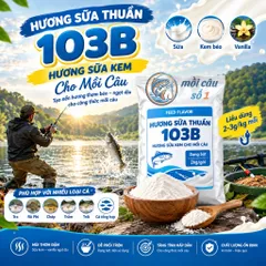 Tinh mùi sữa bò 103B - Hương sữa bò kem thơm béo - Dẫn dụ hiệu quả cho mồi câu