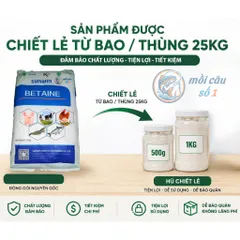 Betaine HCl 98% - Kích ăn mạnh, cải thiện khả năng hấp thụ dinh dưỡng, Tăng sức đề kháng trong chăn nuôi, thủy sản