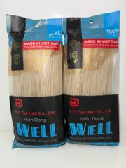 Miến dong riềng đỏ tự nhiên sợi nhỏ - Gói 500Gram [WELL]